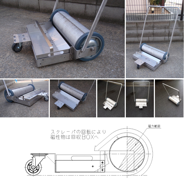 新製品　YS形マグネットドラムスィーパー製品画像